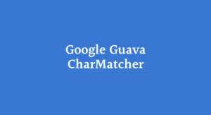 Read more about the article Google Guava CharMatcher