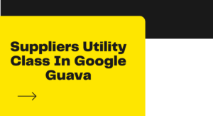 Read more about the article Suppliers Utility Class In Google Guava